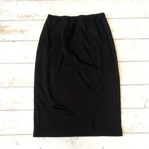 Women’s S/M Black Calf Length Skirt Neutrals Basics Moa Brand Size Small